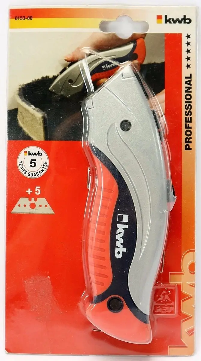 KWB Stoffeerdersmes Softgrip - 5 Mesjes - Aluminium