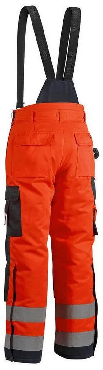 Blåkläder Winterwerkbroek High Vis 1885-1977 - 56 - High Vis Oranje/Marineblauw