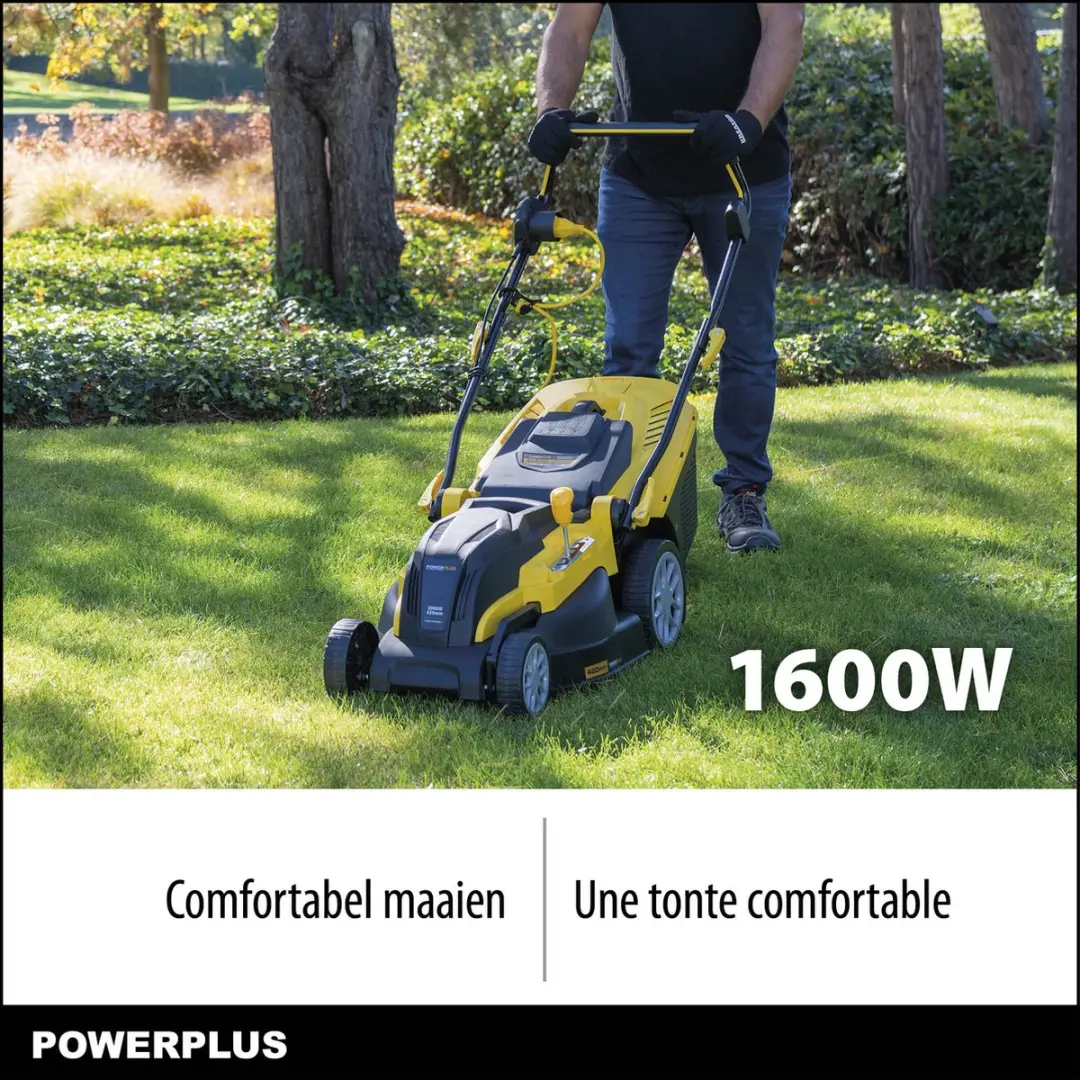 Powerplus POWXG6251 Elektrische Grasmaaier 1600W - 380mm - 40L