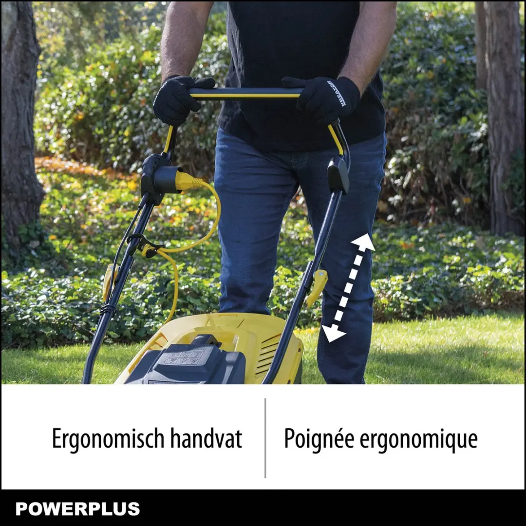 Powerplus POWXG6251 Elektrische Grasmaaier 1600W - 380mm - 40L