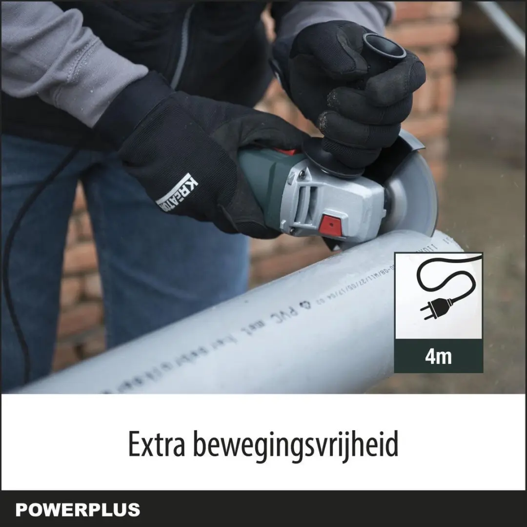 Powerplus POWP1020 Haakse Slijper 850W - 125mm