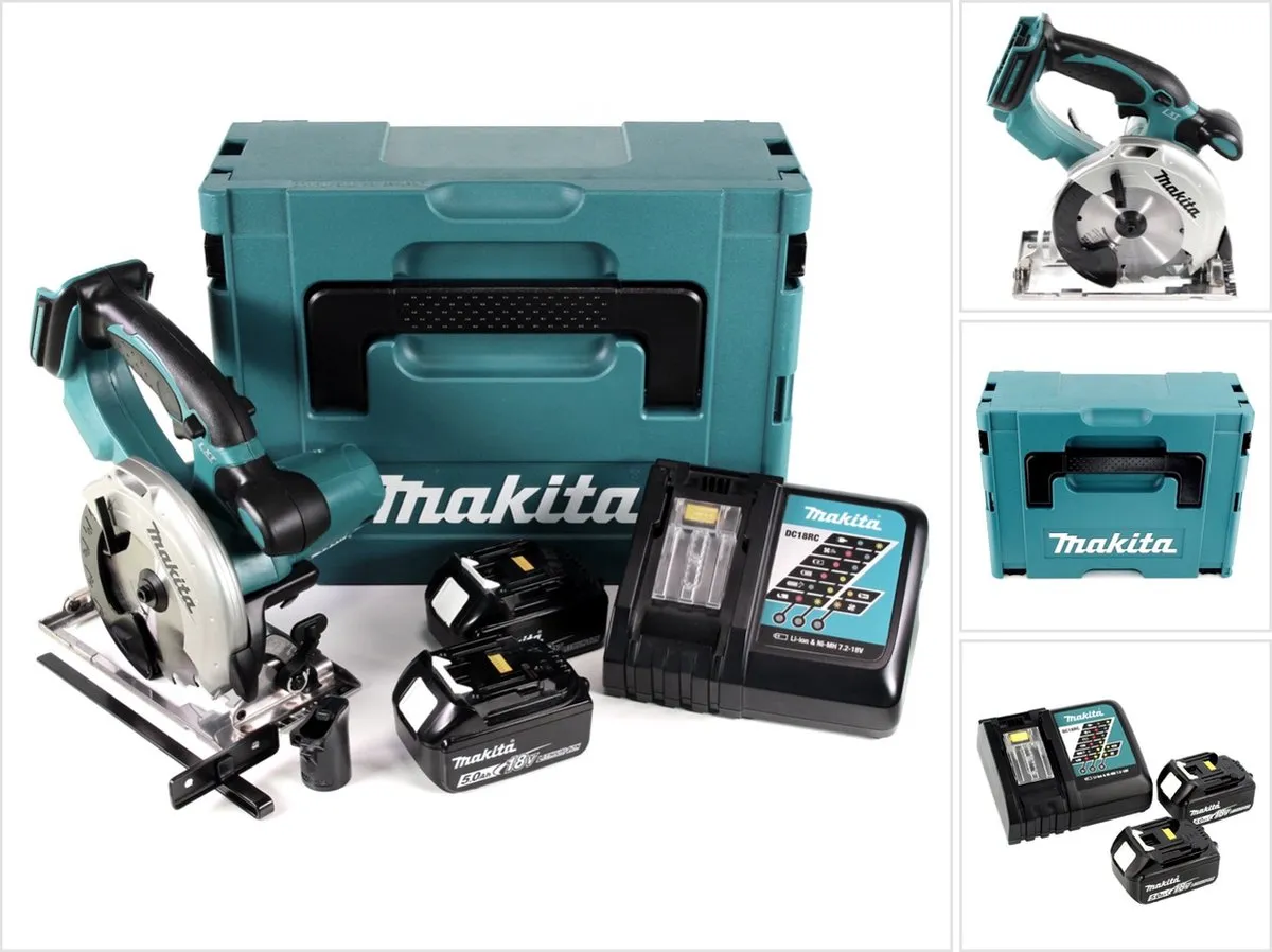 Makita DSS 501 RTJ Accucirkelzaag 18V
