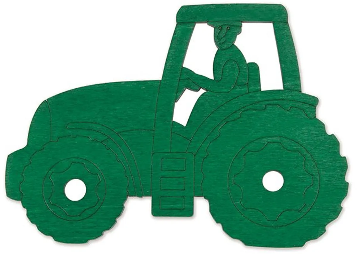 Hape Five Tractors Junior Vormenpuzzel 6-delig - Multicolor