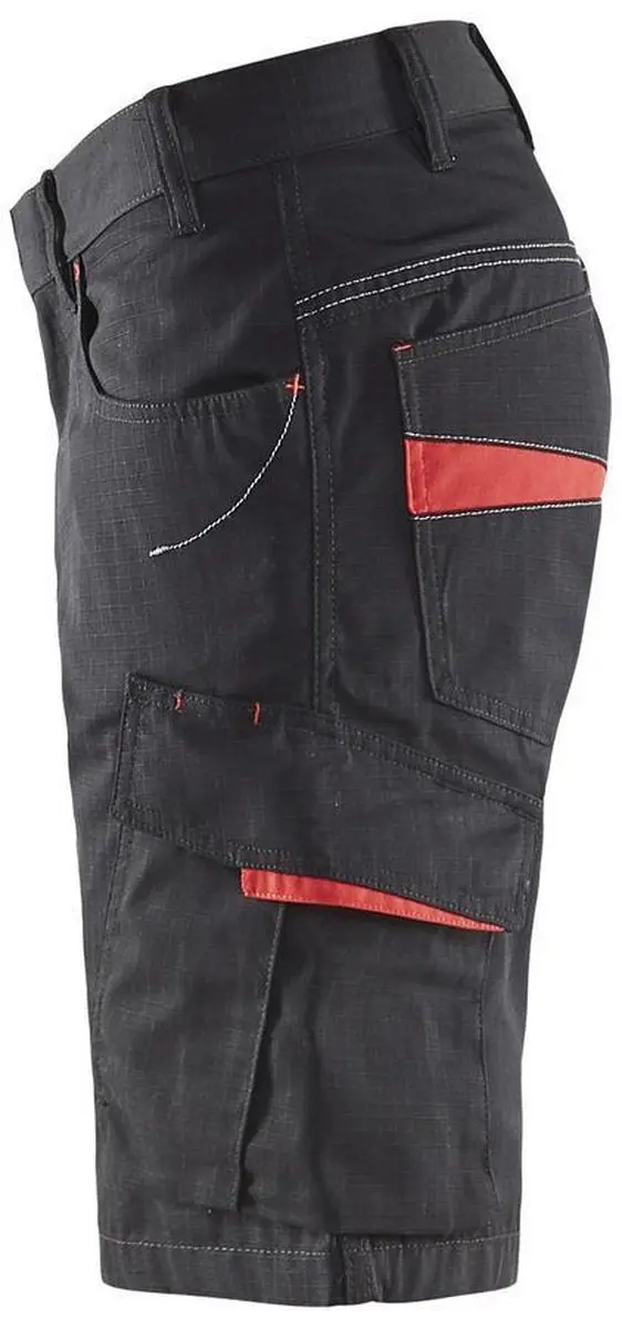 Blåkläder Service Short 1499-1330 - Maat 58 - Zwart/Rood