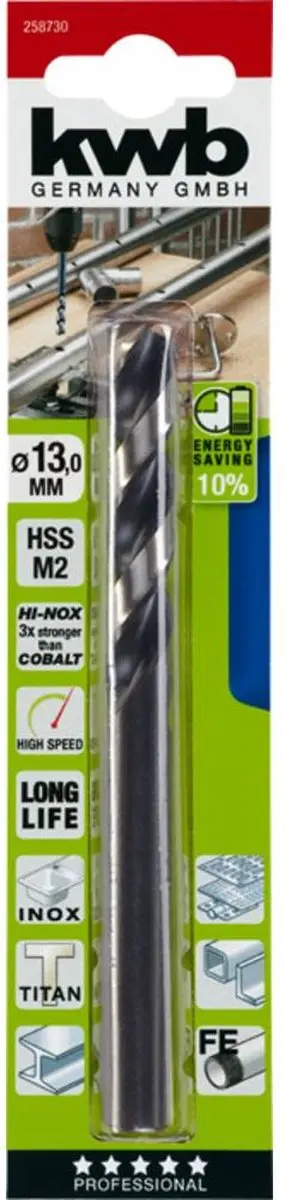 KWB Metaal-spiraalboor 13mm - 151mm