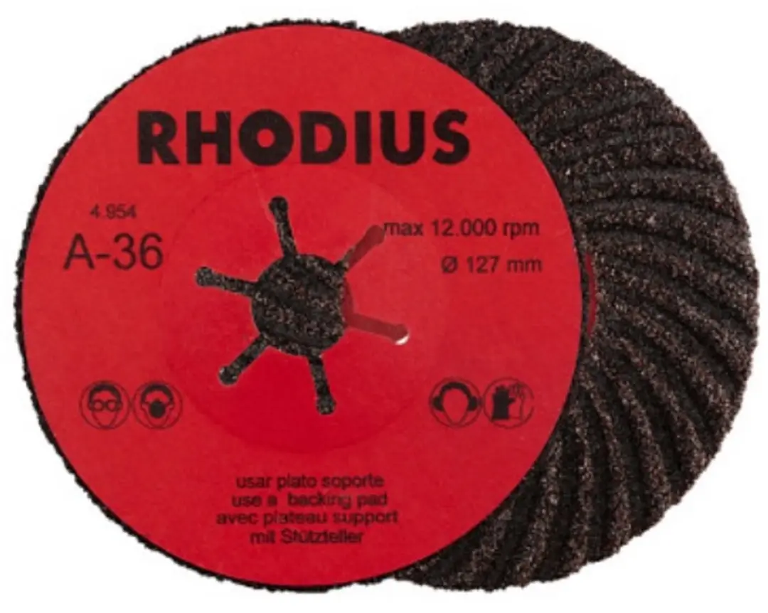 Rhodius SFA Fibre Disc Schuurschijven Ø125mm Korrel 36