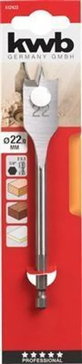 KWB Speedboor Lepelboor 20mm - 1 Stuk