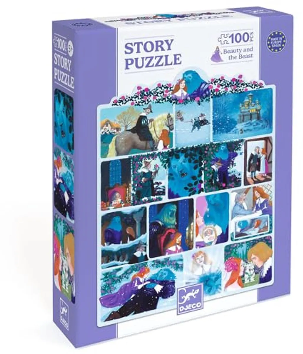 Djeco Puzzel Belle en het Beest 100 Stuks - Multicolor - afbeelding 5 van 5