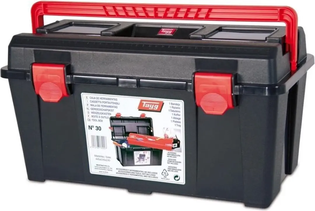 TAYG Gereedschapskoffertje 445x235x230mm - Met Inlegbak