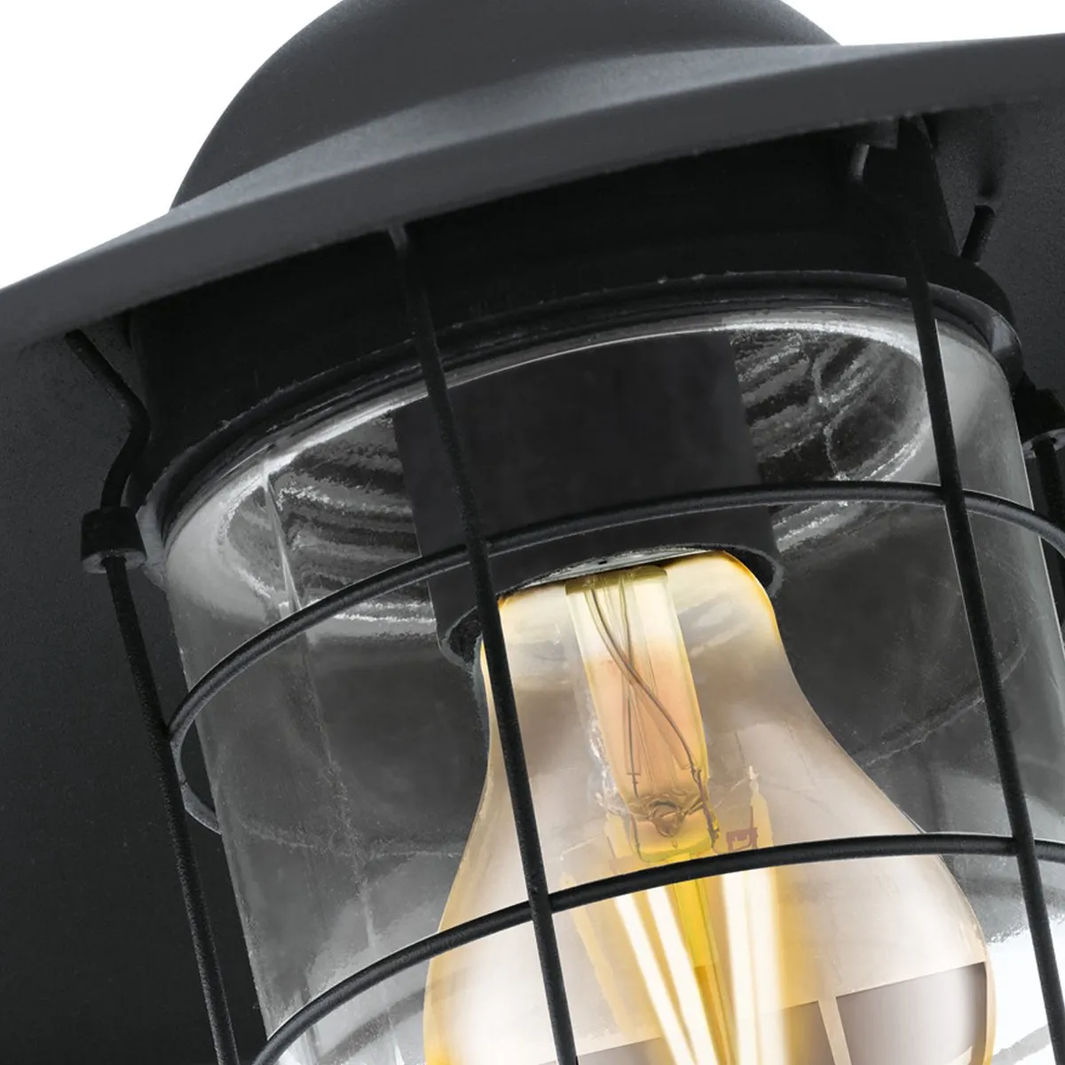 Eglo Melgoa Wandlamp E27 - 30cm - Zwart