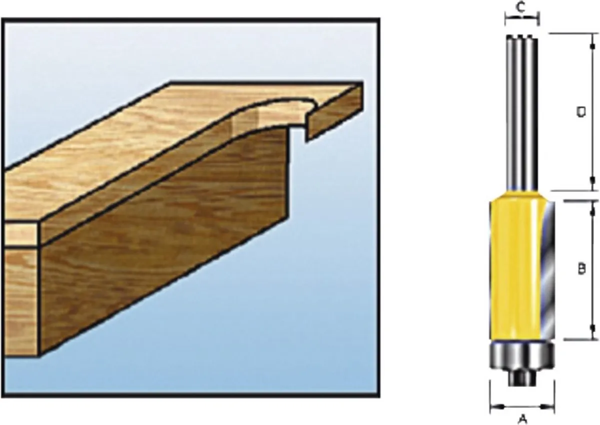 Makita D-10481 Kantenfreesbit