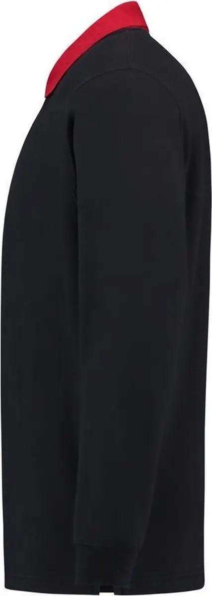 Tricorp Polosweater Contrast Navy-Rood - XXL
