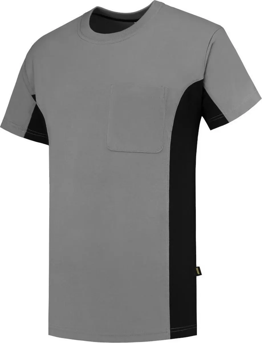 Tricorp T-shirt Bi-Color Workwear 102002 - Grijs/Zwart 3XL