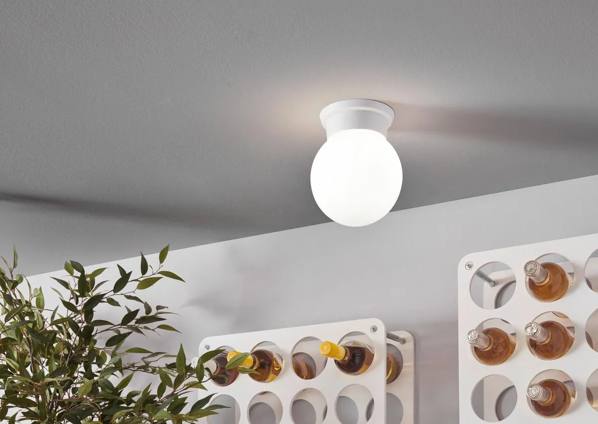 Eglo Durelo Plafondlamp E27 - Ø16cm - Wit
