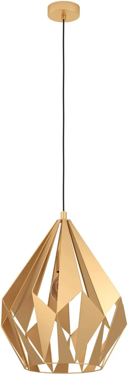 Eglo Carlton Hanglamp E27 - Ø38,5cm - Goud