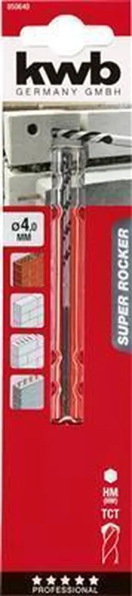 KWB Rocker Betonboor 4mm - 050640