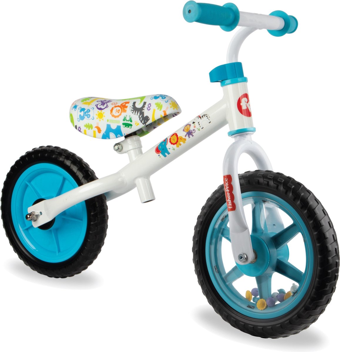 Fisher-Price Loopfiets 10 inch Frame - Verstelbaar Zadel - Wit