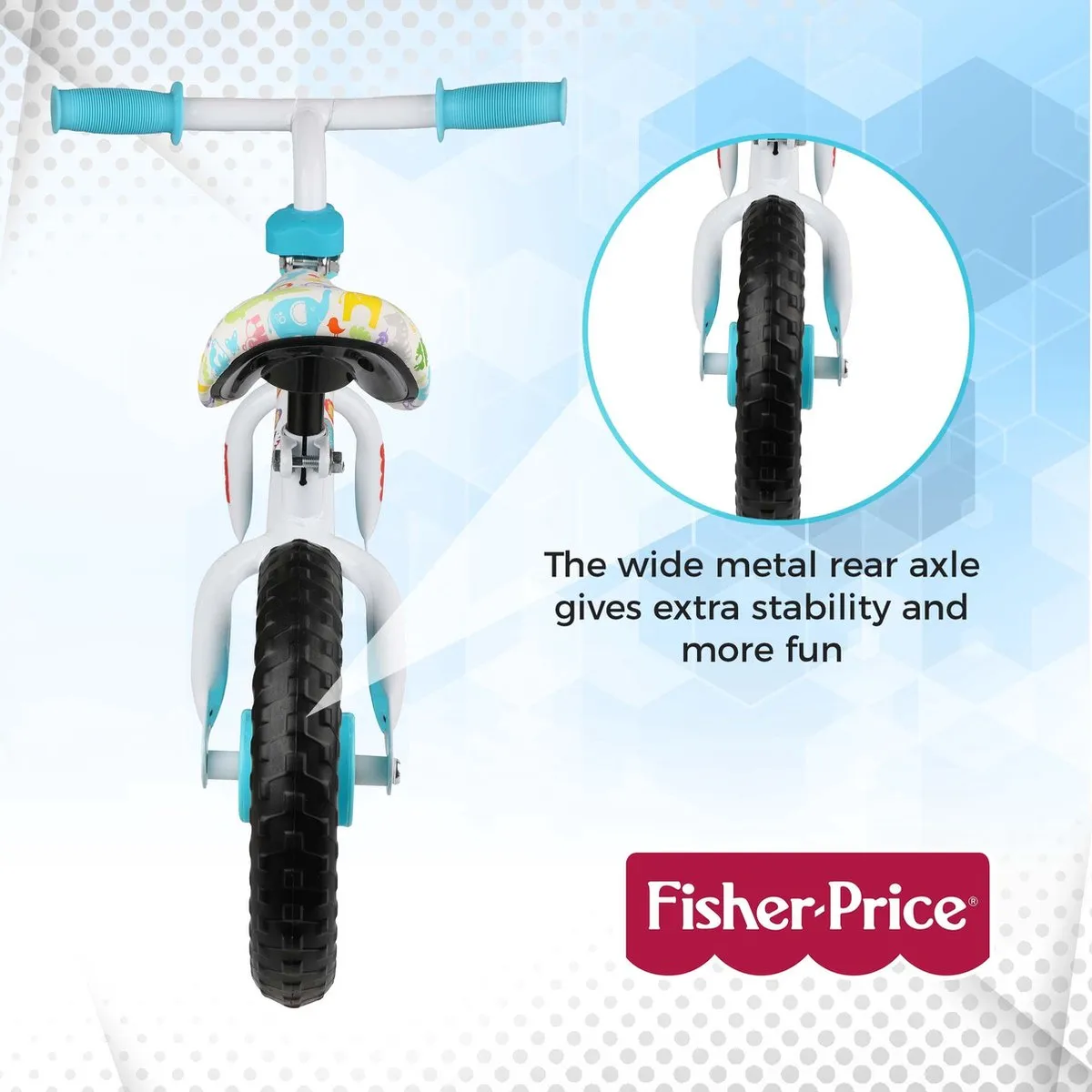Fisher Price Loopfiets 10 Inch ACTBIKE-510FP - Wit
