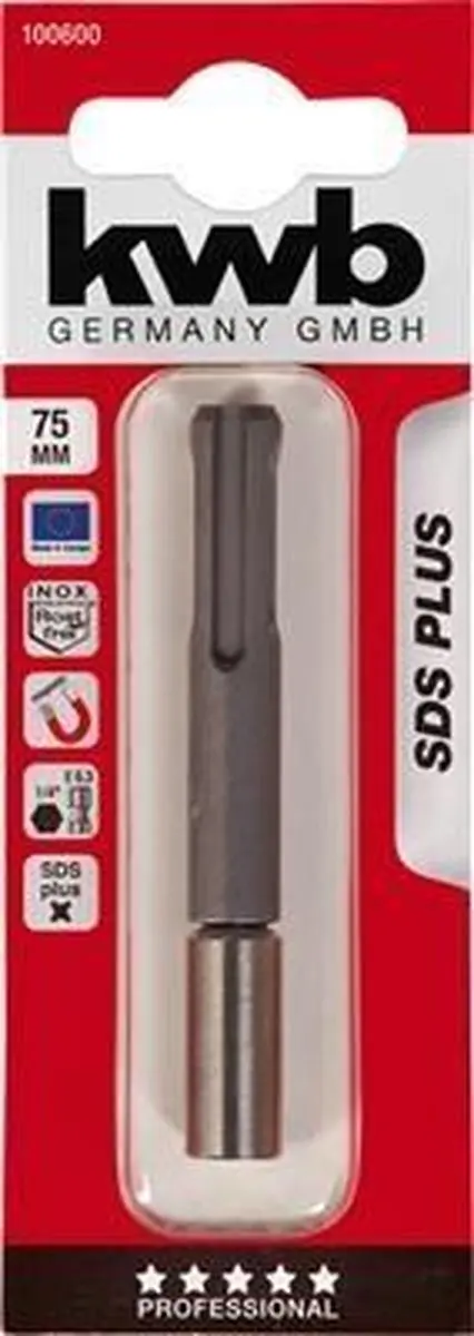 KWB SDS Plus Bithouder 75mm