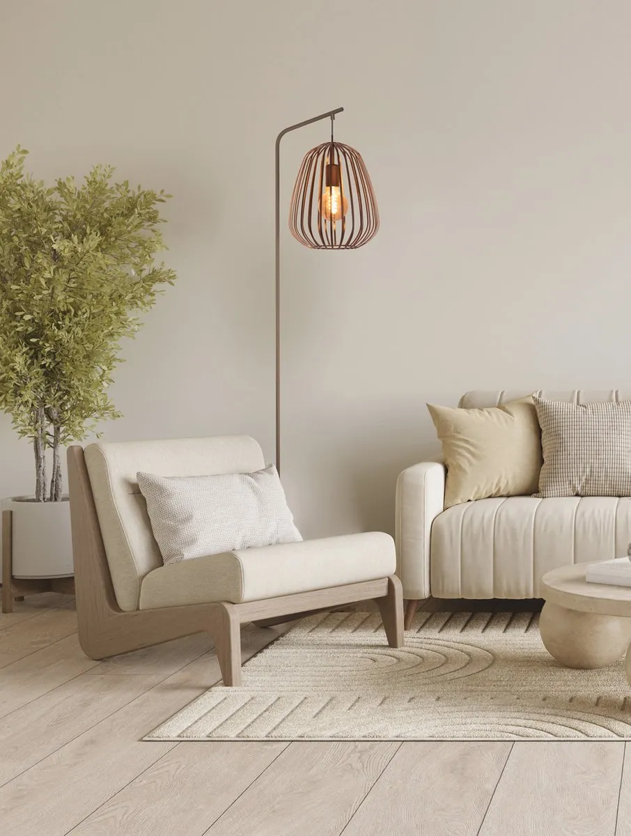 Eglo Espinal Vloerlamp 170cm - Brons - afbeelding 6 van 6