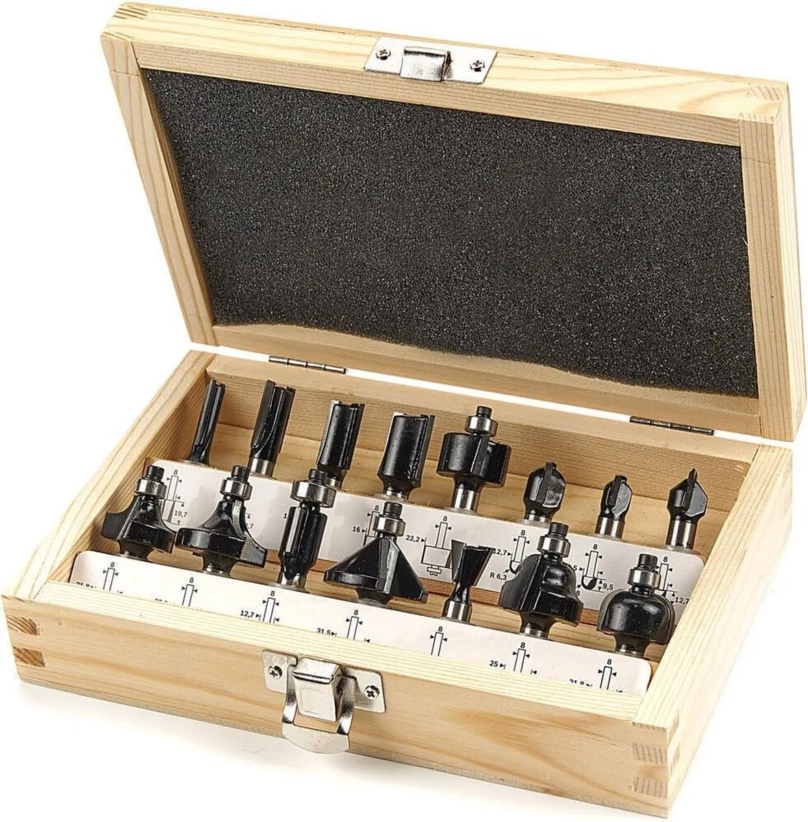 Metabo 631039000 Houtfrezenset 15-delig