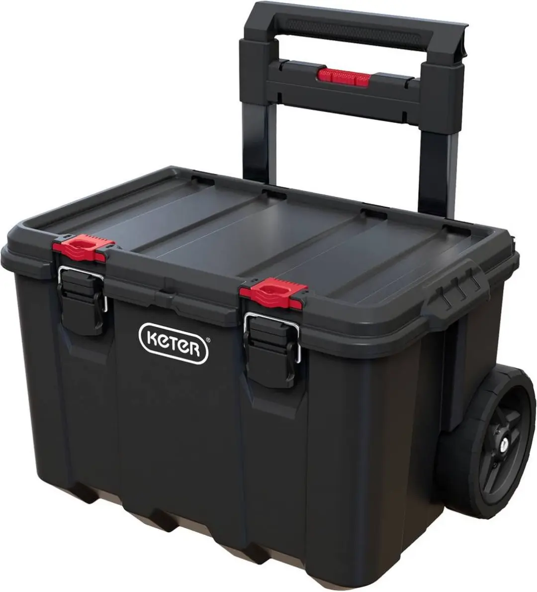 Keter Stack n Roll Gereedschapswagen 52,5x41x69,4cm - Zwart