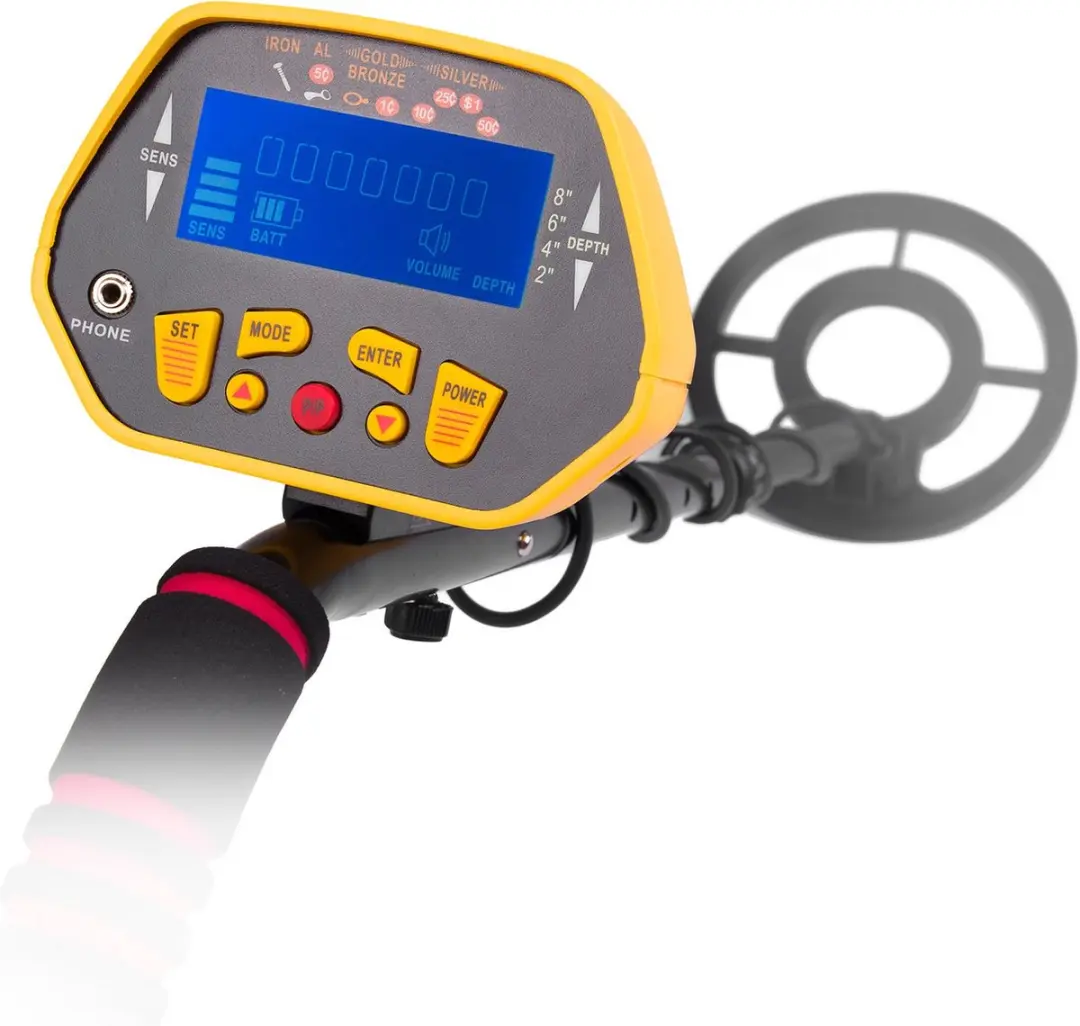 Cobra Tector CT-1028 Metaaldetector - Zwart/Geel