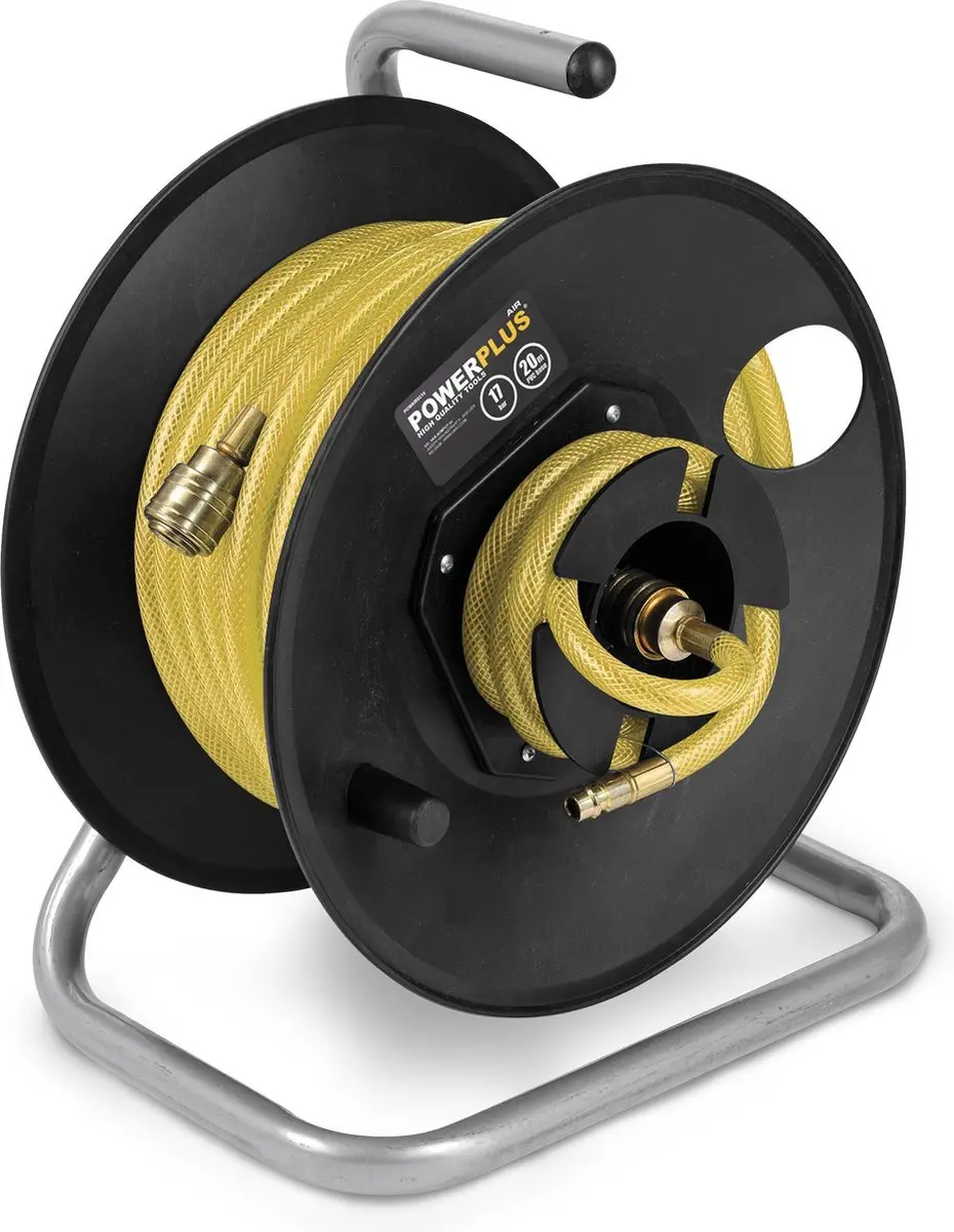 Powerplus POWAIR0210 Luchtslanghaspel 20m - 17 bar - PVC