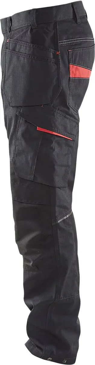 Blåkläder Service Werkbroek 1496-1330 - D108 - Zwart/Rood
