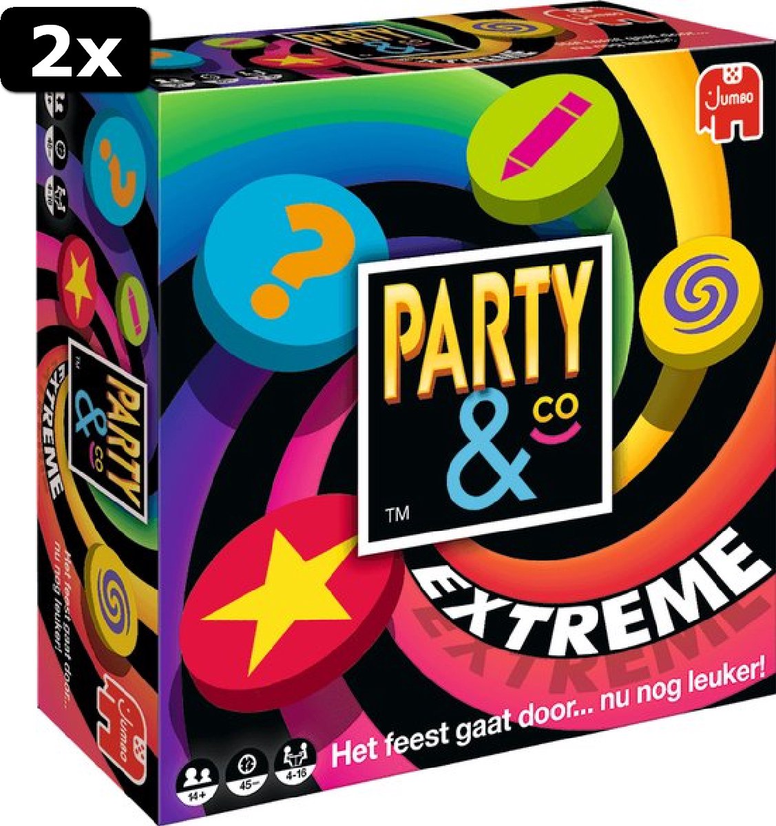 2x Party & Co Extreme - Bordspel