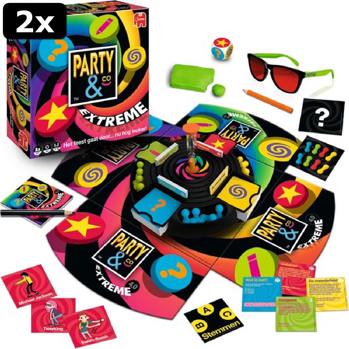 2x Party & Co Extreme - Bordspel