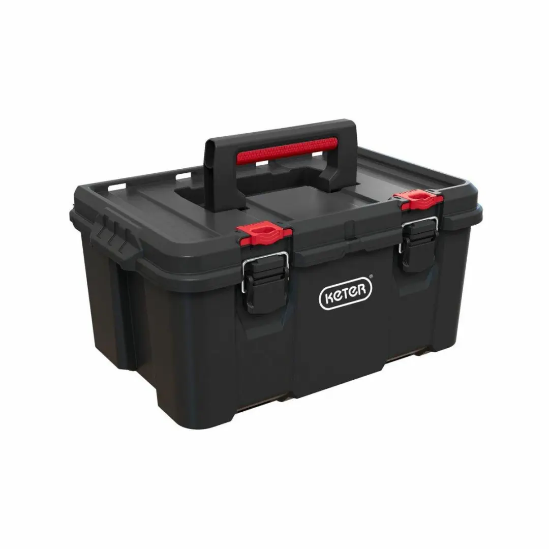 Keter Stack N Roll 251492 Gereedschapskoffer - 2-delig - Zwart