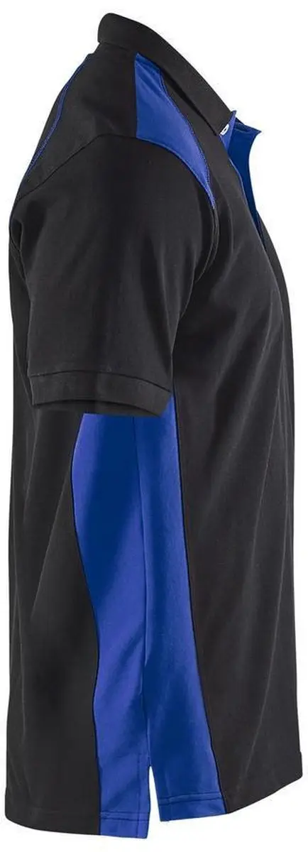 Blåkläder Poloshirt Piqué 3324-1050 - Zwart/Korenblauw XL