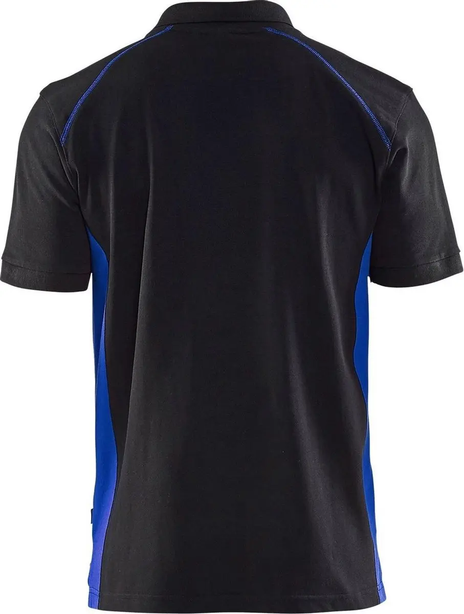 Blåkläder Poloshirt Piqué 3324-1050 - Zwart/Korenblauw XL