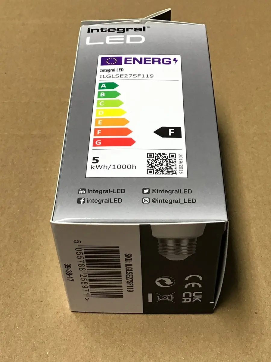 Integral E27 Dag/Nacht Sensor LED 4,8W 470 Lm - 3 Stuks - Mat