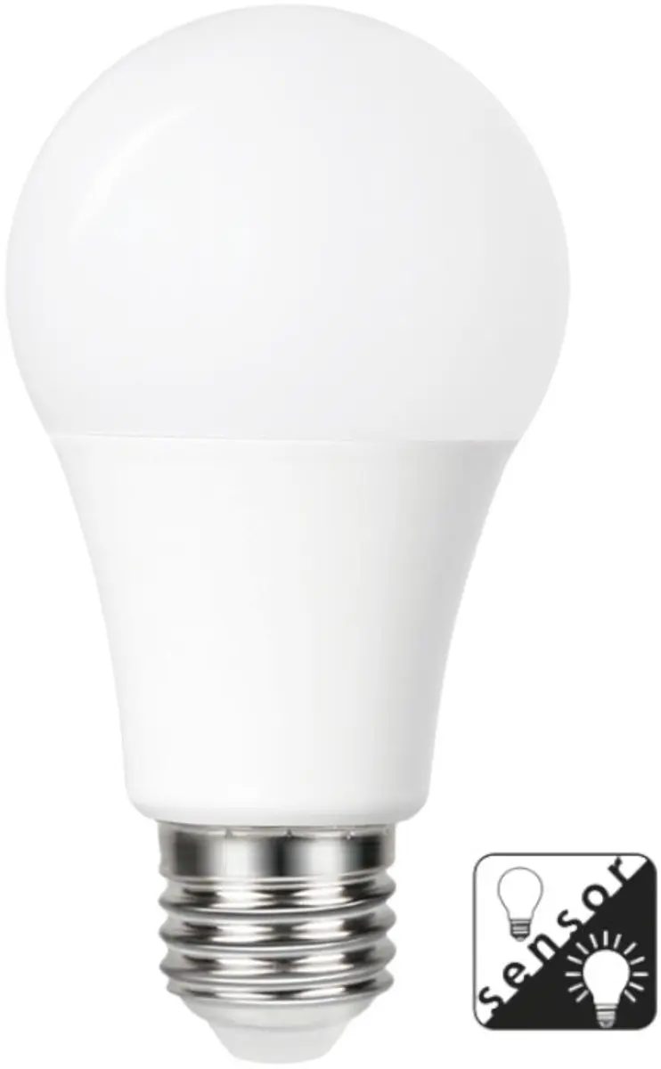 Integral E27 Dag/Nacht Sensor LED 4,8W 470 Lm - 3 Stuks - Mat