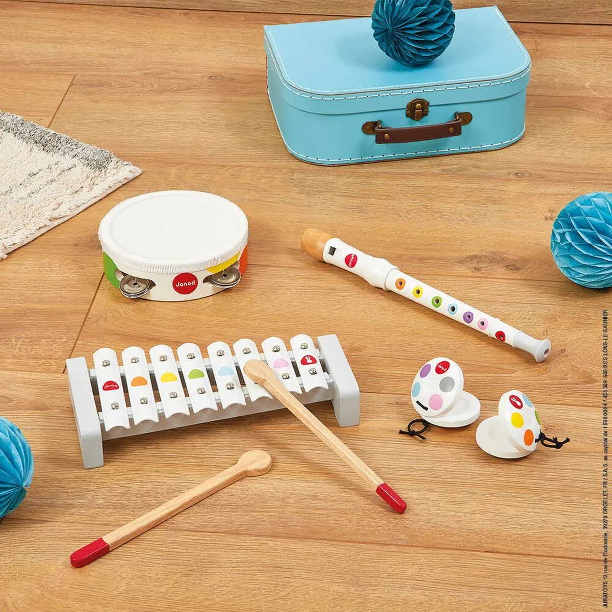 Janod Confetti Muziekinstrumenten Set - 4 Stuks
