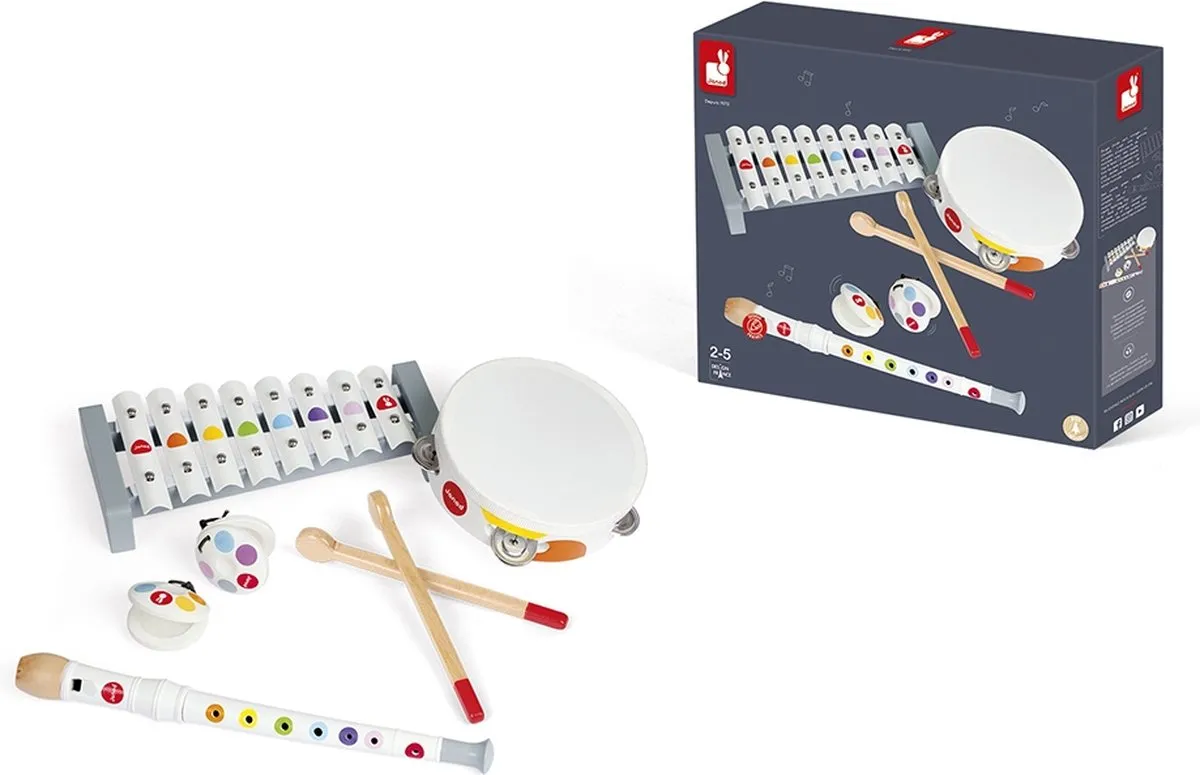 Janod Confetti Muziekinstrumenten Set