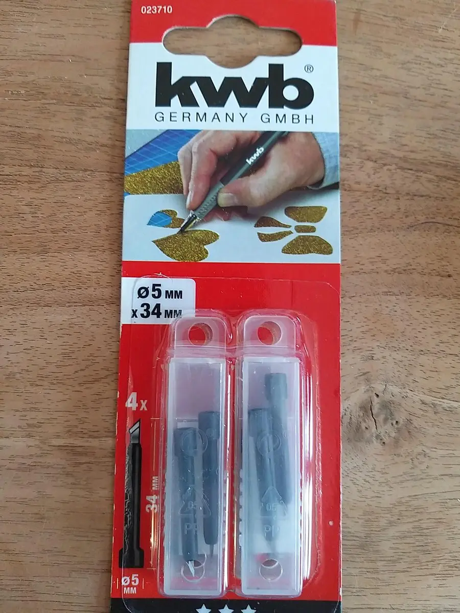 KWB Afbreekmes 34mm - 4 Stuks - 10 Reservemesjes
