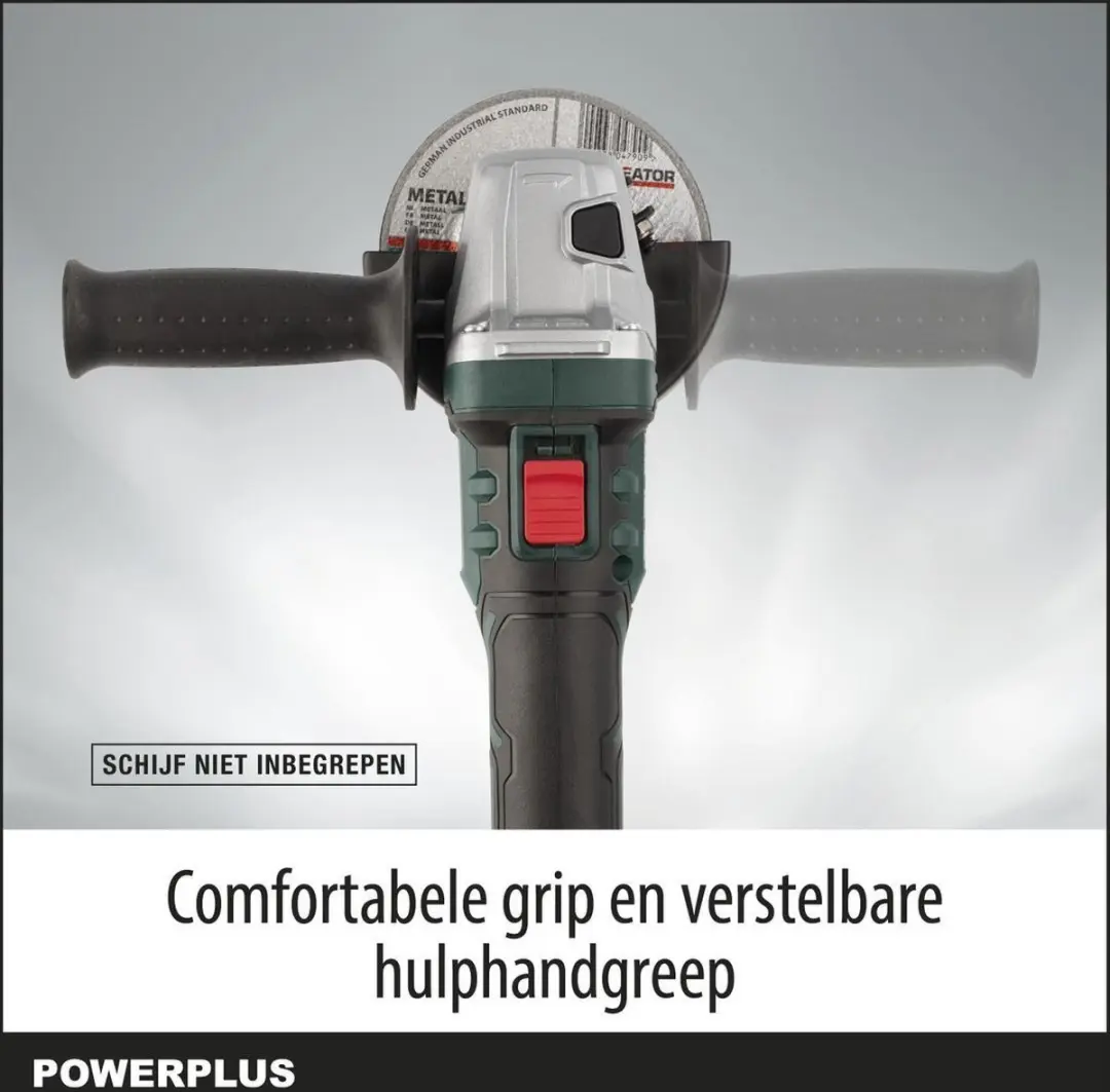 Powerplus POWPB20200 Haakse Slijper 20V - 125mm