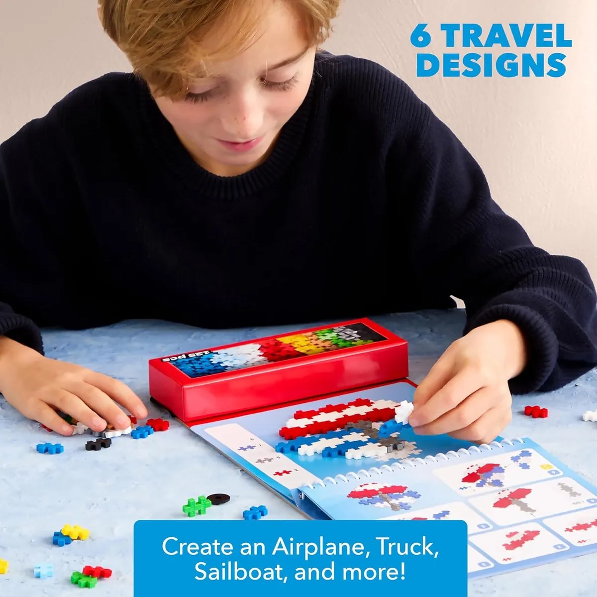 Plus-Plus Activity Pad Puzzel by Number Transport 3990 - 125 Stuks