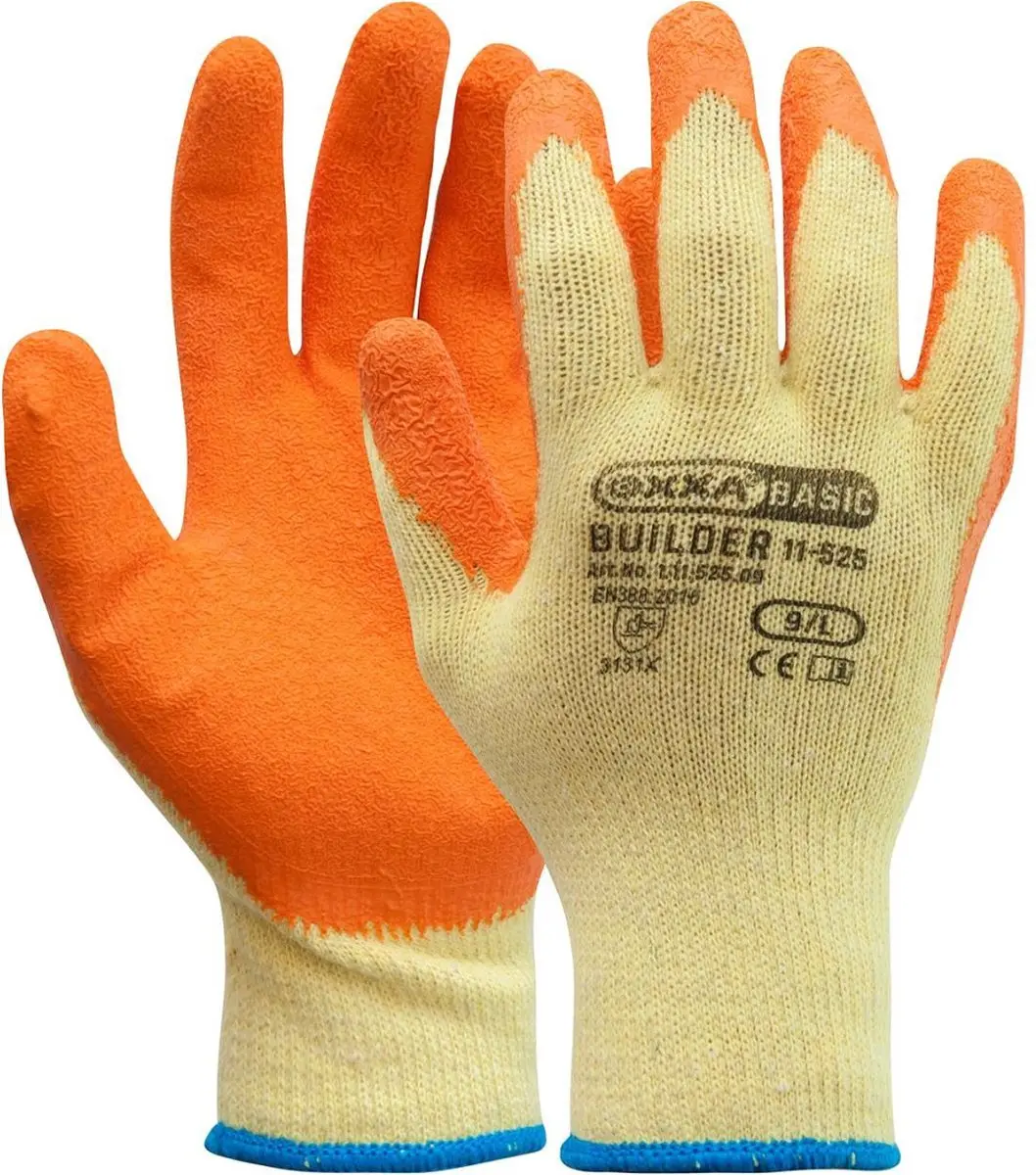 Oxxa Builder 11-525 Werkhandschoenen - L - Oranje/Geel