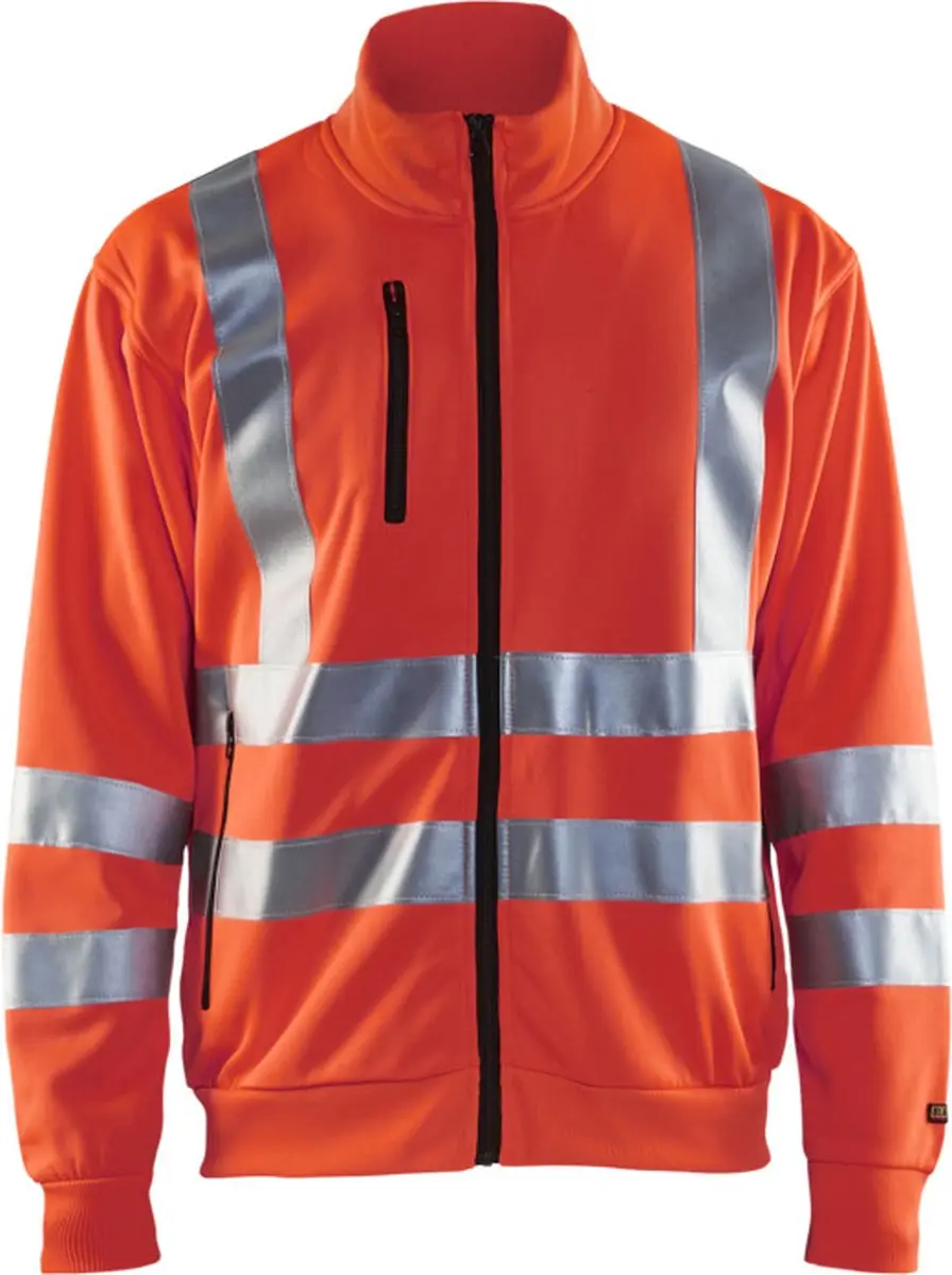 Blåkläder High Vis Sweatshirt 3358-1974 - S - High Vis Rood
