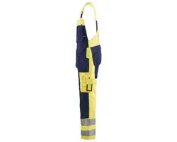 Blåkläder Bretelbroek High Vis 2603-1860 - 56 - Geel/Marineblauw