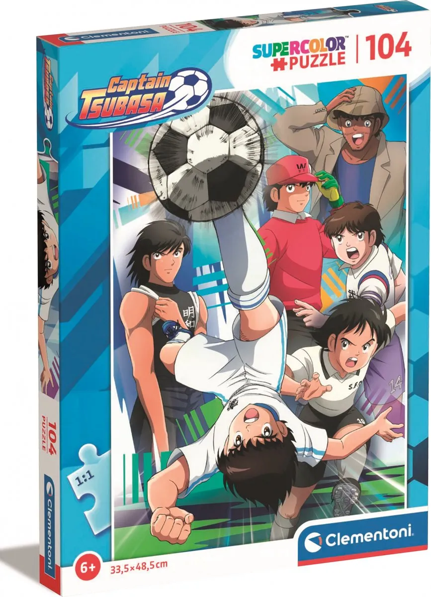 Clementoni Captain Tsubasa Legpuzzel 104 Stuks