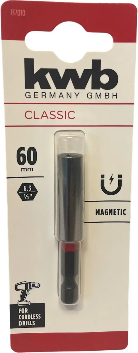 KWB Magnetische Bithouder 1/4" x 60mm 137010