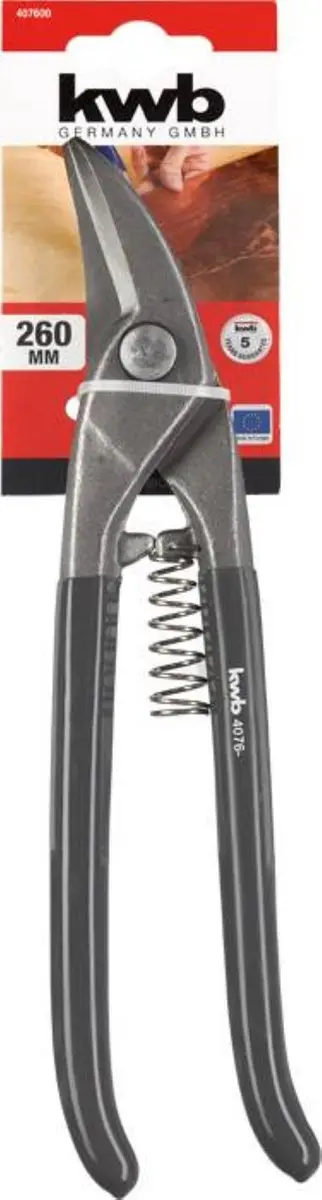 KWB Blikschaar 407700 - 260mm - Rechtssnijdend - afbeelding 6 van 6