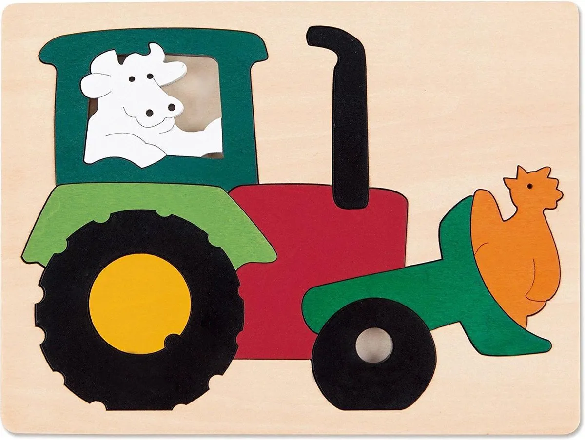 Hape Puzzel Tractor