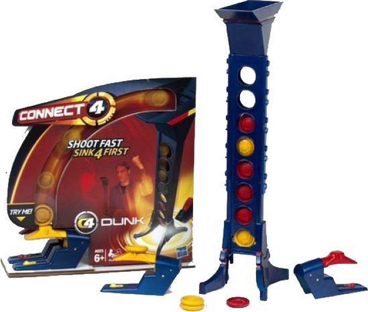 Hasbro Connect 4 Dunk - Gezelschapsspel voor 1-2 spelers - Vanaf 6 jaar