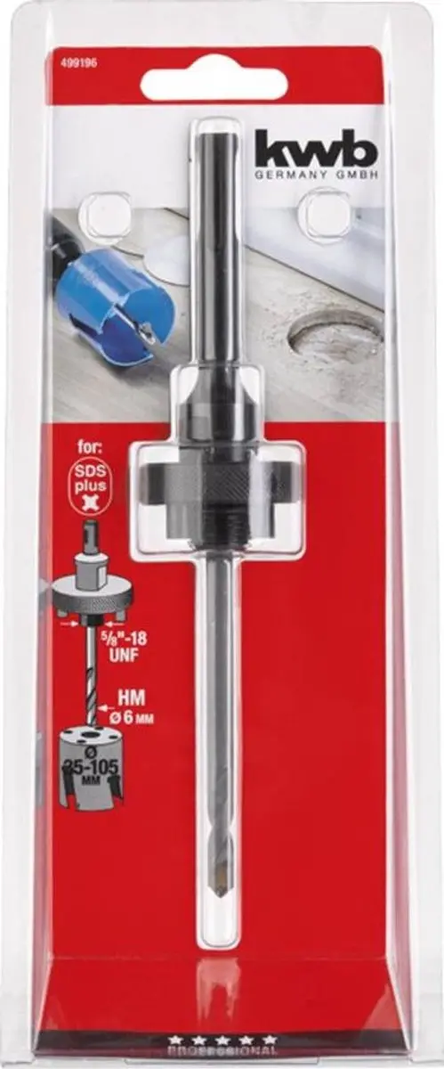 KWB 499196 Opnameschacht Metaal 6mm